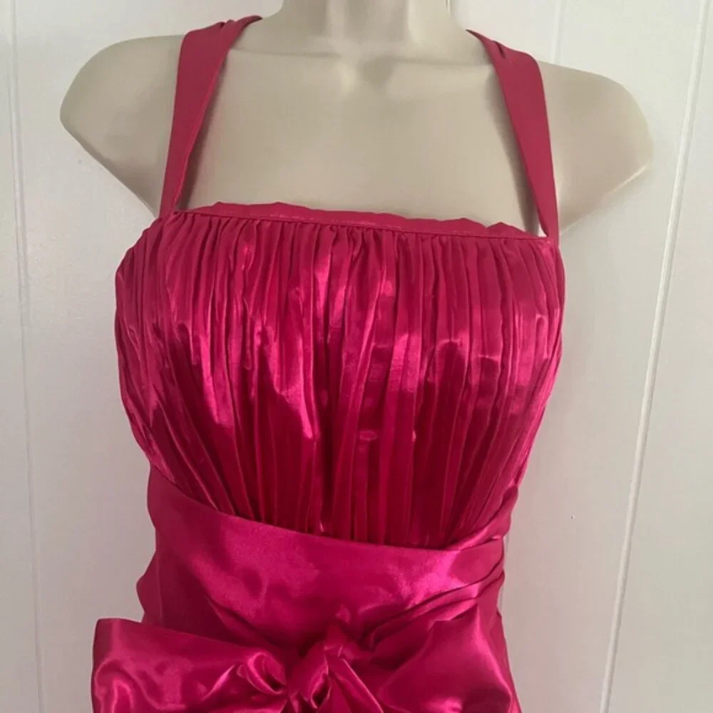 NWT | Maeve Bow-Tie Satin Mini Dress!! - Picture 3 of 11